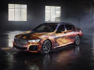 2020 BMW 745e xDrive M Sport Art Car by Gabriel Wickbold